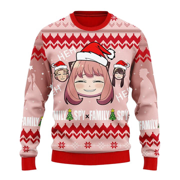 Spy X Family Anya Ugly Christmas Sweater Anime Xmas Gift ? Usalast