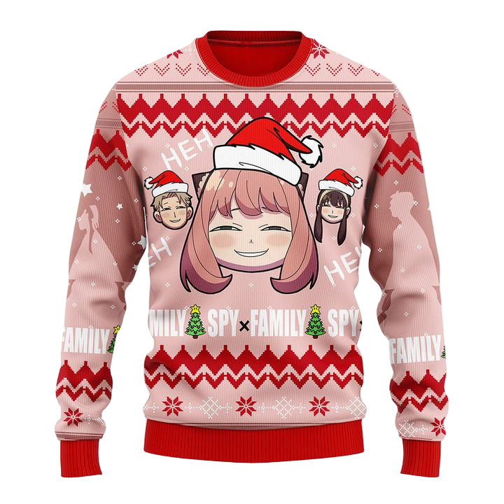 Spy X Family Anya Ugly Christmas Sweater Anime Xmas Gift ? Usalast