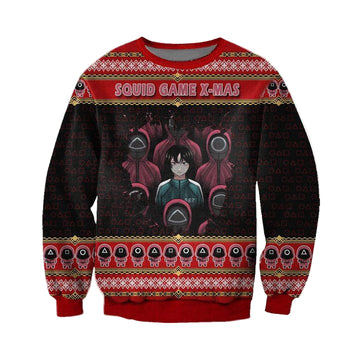 Squid Game X-Mas Christmas Sweater ? Usalast