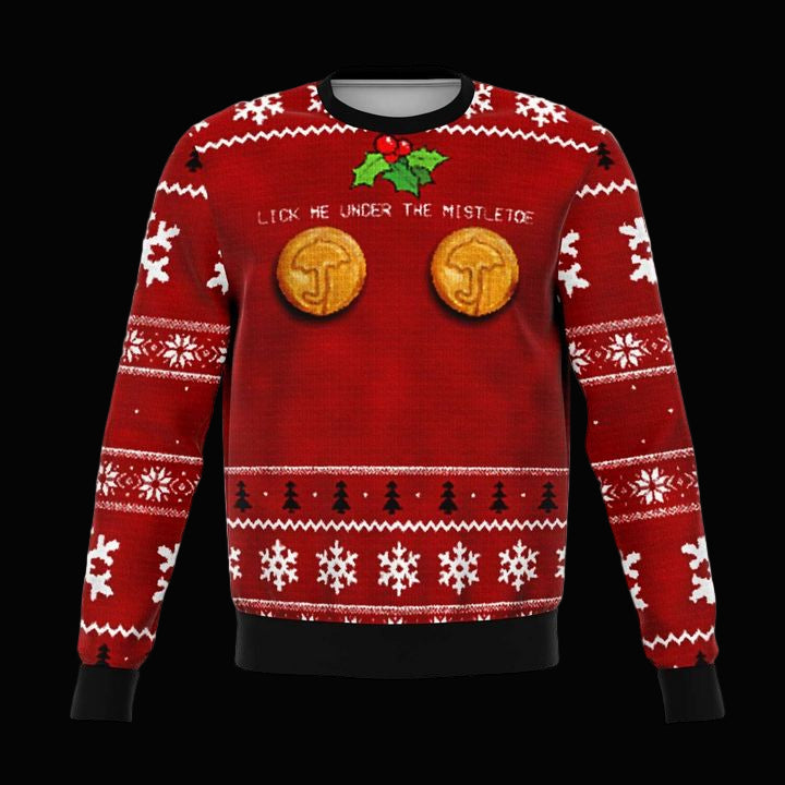 Squid Under The Mistletoe Meme 2022 Design 3d Ugly Christmas Sweater ? Usalast