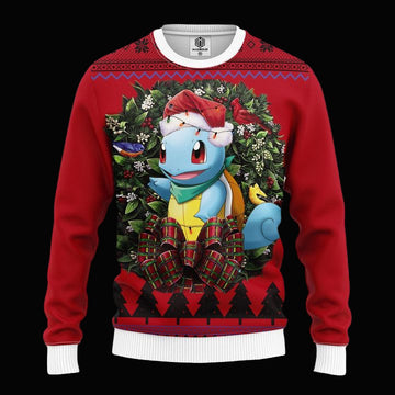 Squirtle Pokemon Mc Ugly Christmas Sweater Thanksgiving Gift ? Usalast