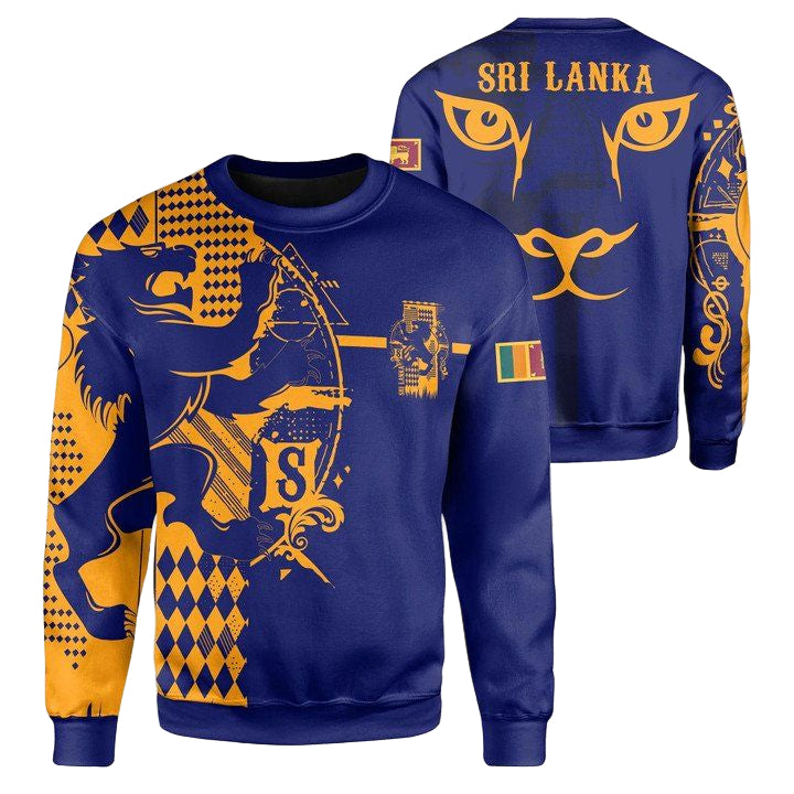 Sri Lanka King Of Lion Sweater Blue ? J5 ? Usalast