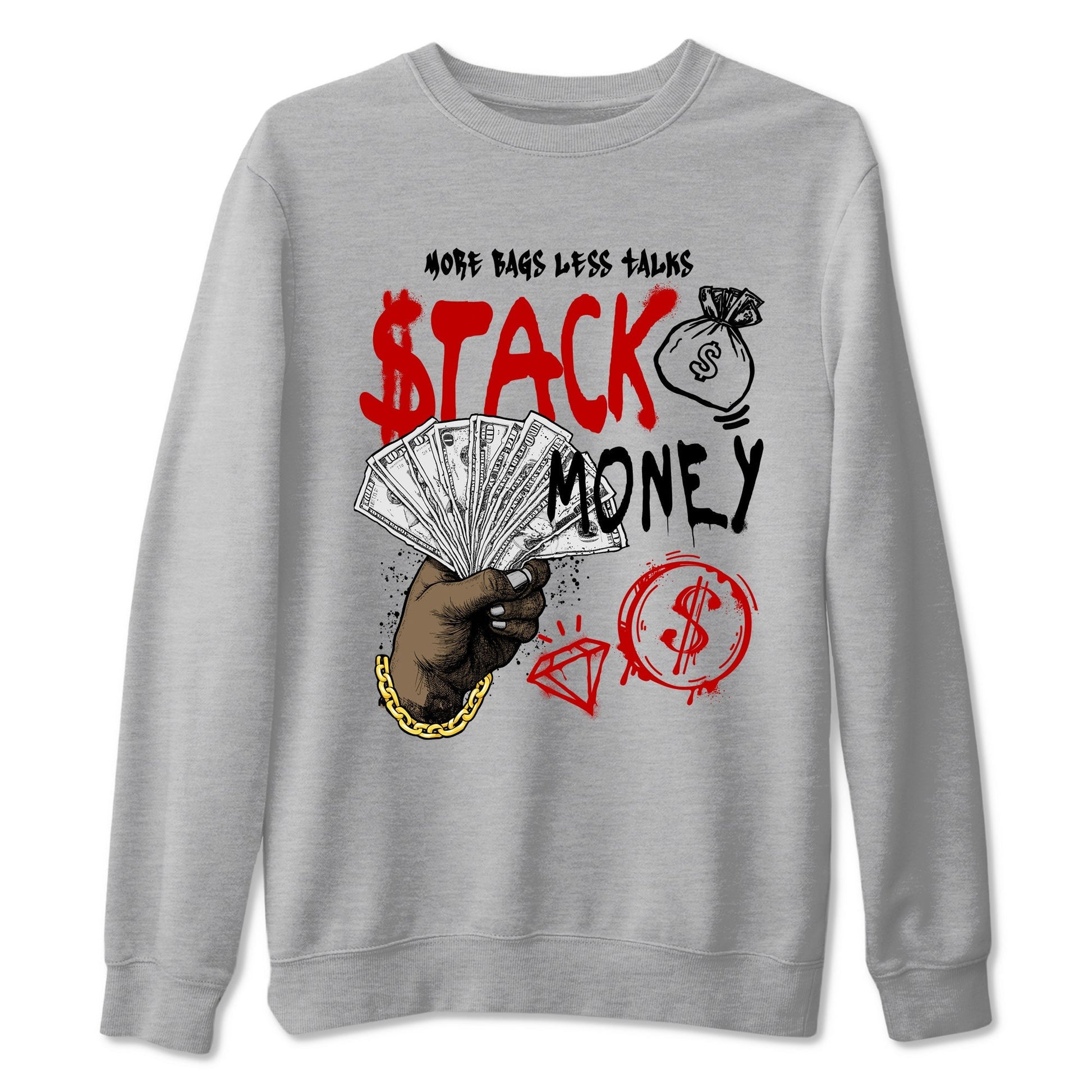 Stack Money Sneaker Tees - Air Jordan 11 Bred