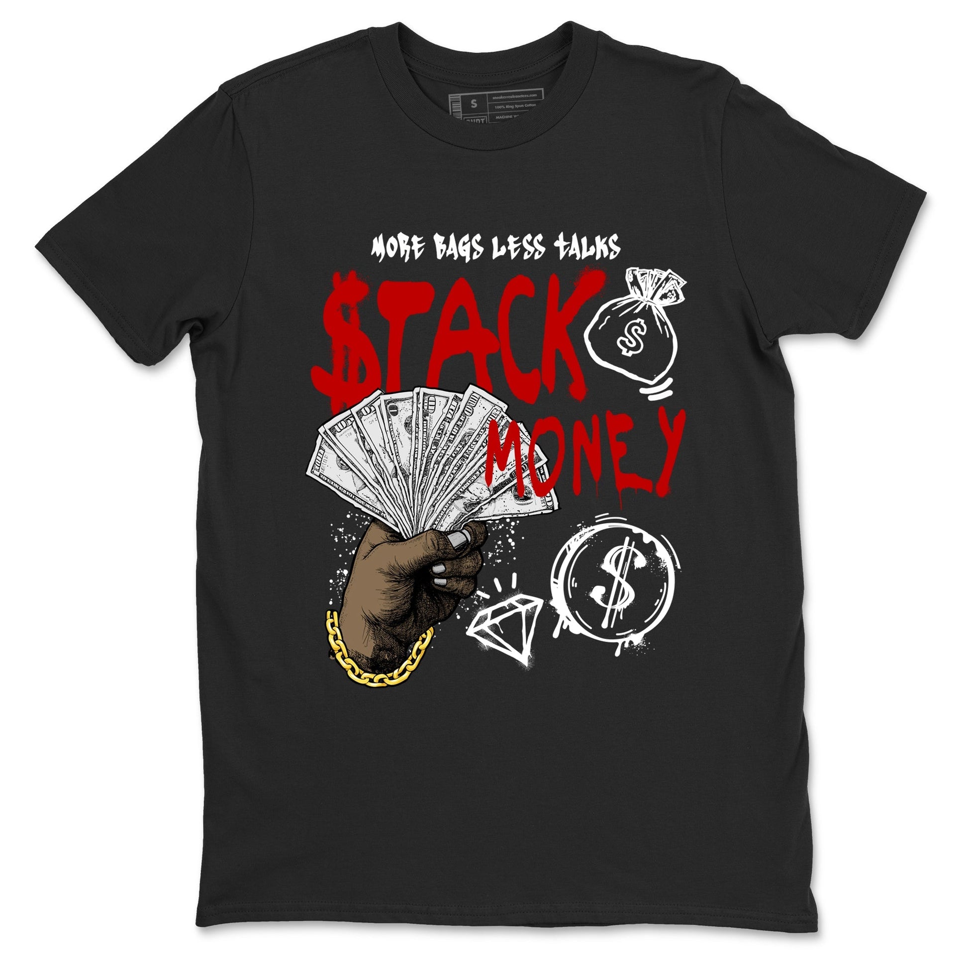 Stack Money Sneaker Tees - Air Jordan 11 Bred