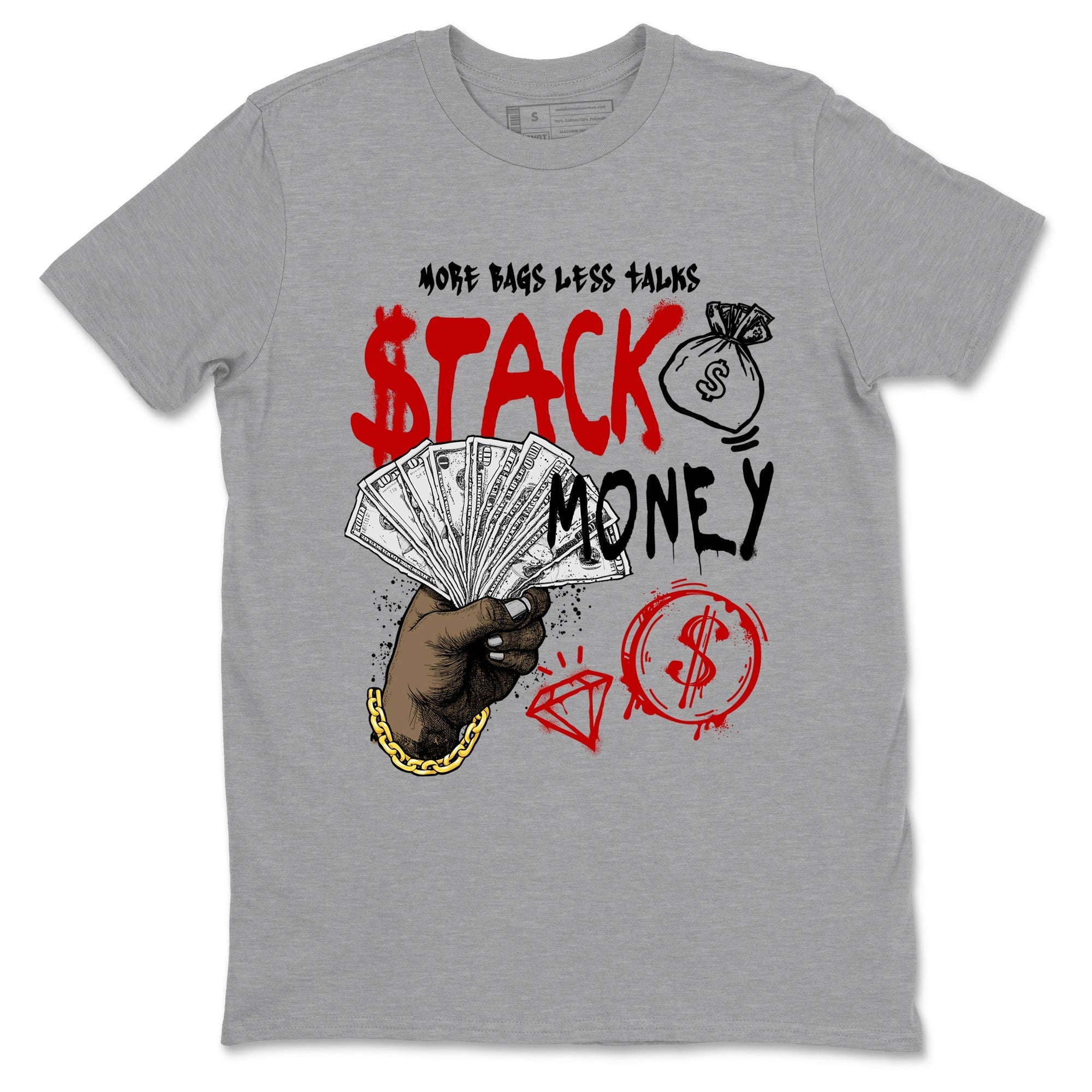 Stack Money Sneaker Tees - Air Jordan 11 Bred