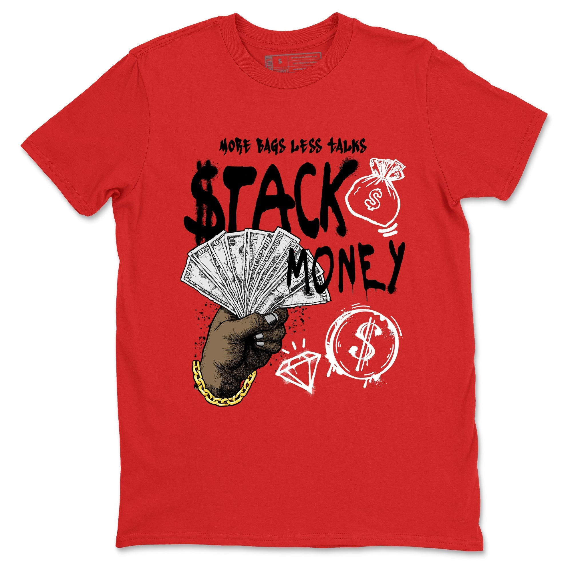 Stack Money Sneaker Tees - Air Jordan 11 Bred