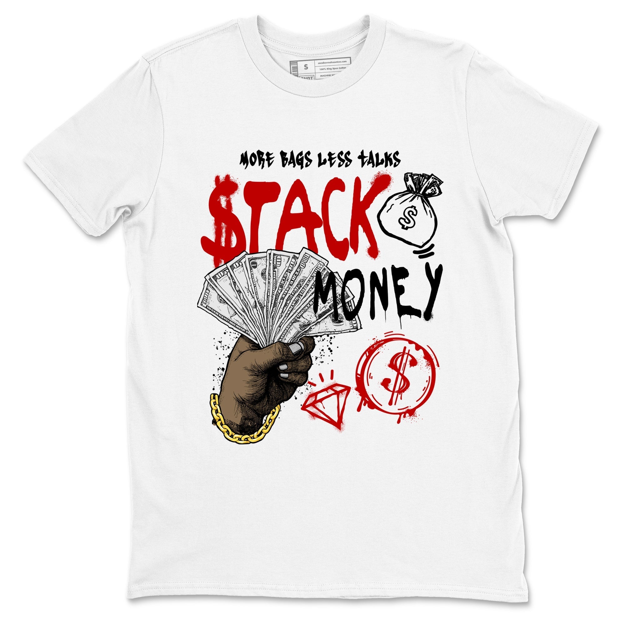 Stack Money Sneaker Tees - Air Jordan 11 Bred