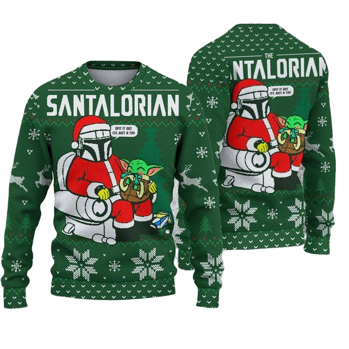Stantalorian And Baby Yoda Christmas Sweater And Ugly Sweater ? Usalast