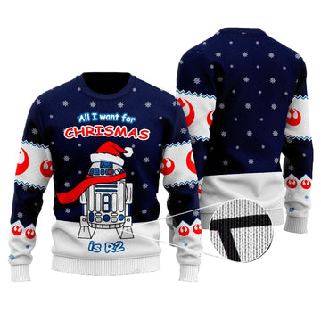 Star Wars All I Want For Christmas Is R2 Christmas Sweater ? Usalast