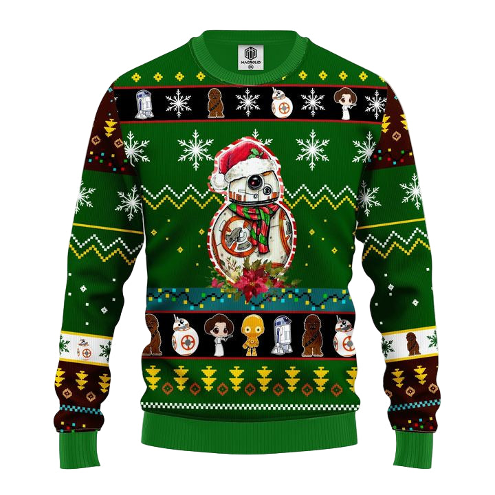 Star Wars B88 Ugly Christmas Sweater Green 1 Amazing Gift Idea Thanksgiving Gift ? Usalast