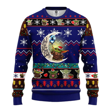 Star Wars Baby Yoda Cute Ugly Christmas Sweater Blue 1 Amazing Gift Idea Thanksgiving Gift ? Usalast