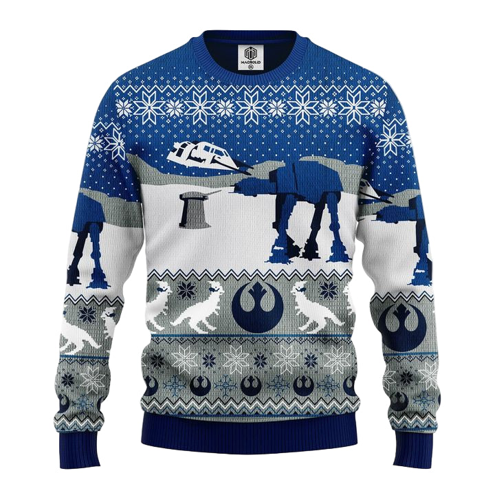 Star Wars Blue Winter Ugly Christmas Sweater Amazing Gift Idea Thanksgiving Gift ? Usalast