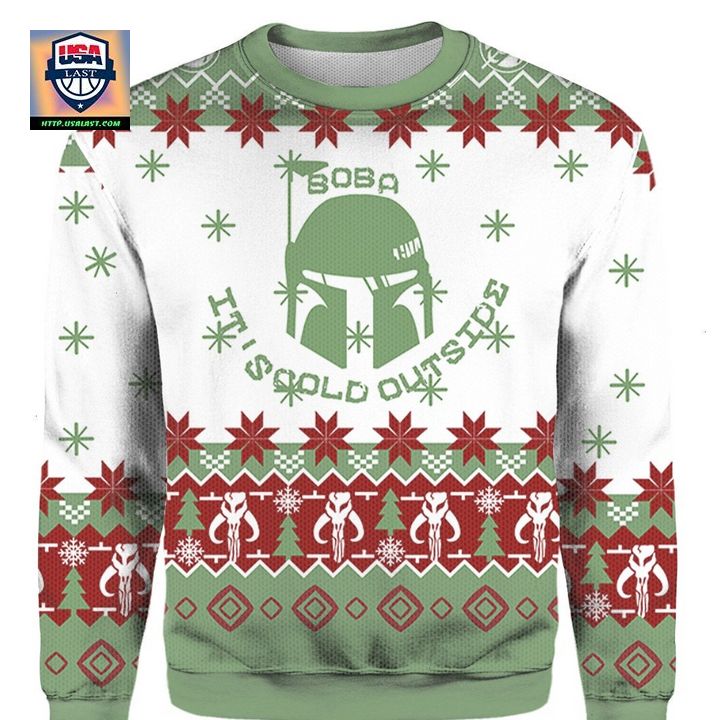 Star Wars Boba Fett Boba Its Cold Outside Christmas Ugly 3D Sweater ? Usalast
