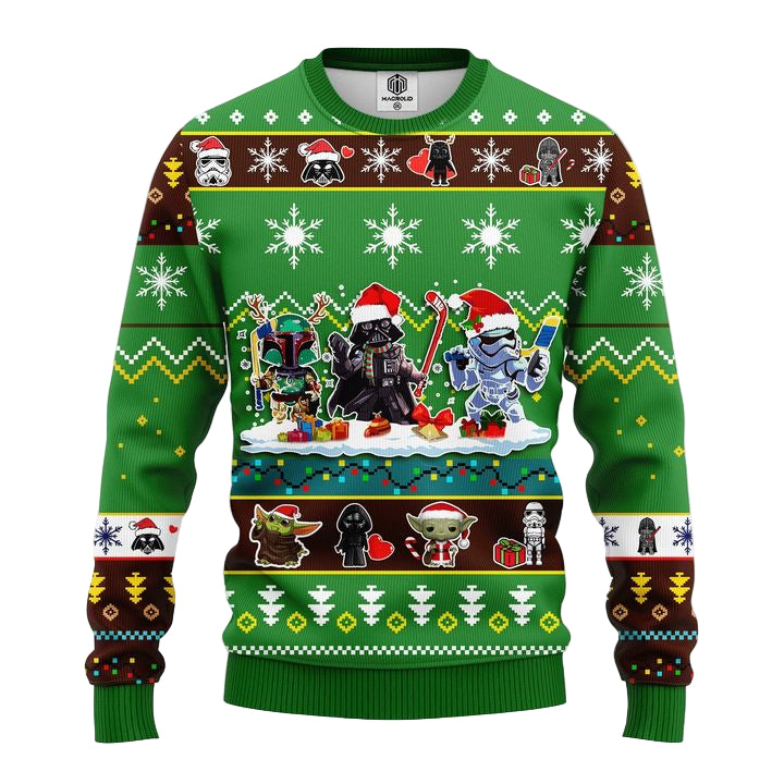 Star Wars Cute Ugly Christmas Sweater Green 1 Amazing Gift Idea Thanksgiving Gift ? Usalast