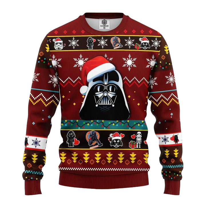 Star Wars Dark Vader Ugly Christmas Sweater Red 1- Amazing Gift Idea Thanksgiving Gift ? Usalast