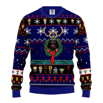 Star Wars Darth Vader Ugly Christmas Sweater Blue 1 Amazing Gift Idea Thanksgiving Gift ? Usalast