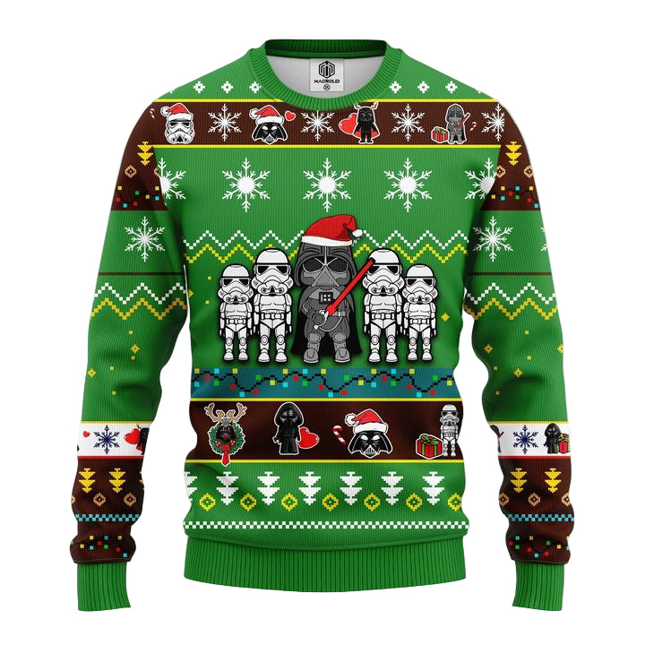 Star Wars Darth Vader Ugly Christmas Sweater Green 1 Amazing Gift Idea Thanksgiving Gift ? Usalast