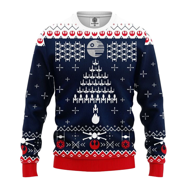 Star Wars Fight Ship Ugly Christmas Sweater Amazing Gift Idea Thanksgiving Gift ? Usalast