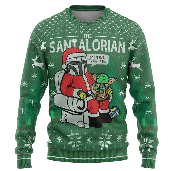 Star Wars The Santalorian Spit It Out Its Just A Lot Christmas Sweater ? Usalast