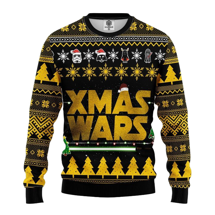 Star Wars Yellow Ugly Christmas Sweater Amazing Gift Idea Thanksgiving Gift ? Usalast