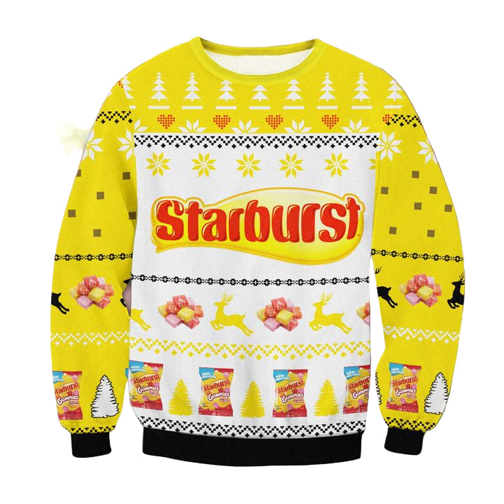 Starburst Candy Ugly Christmas Sweater 2022 ? Usalast