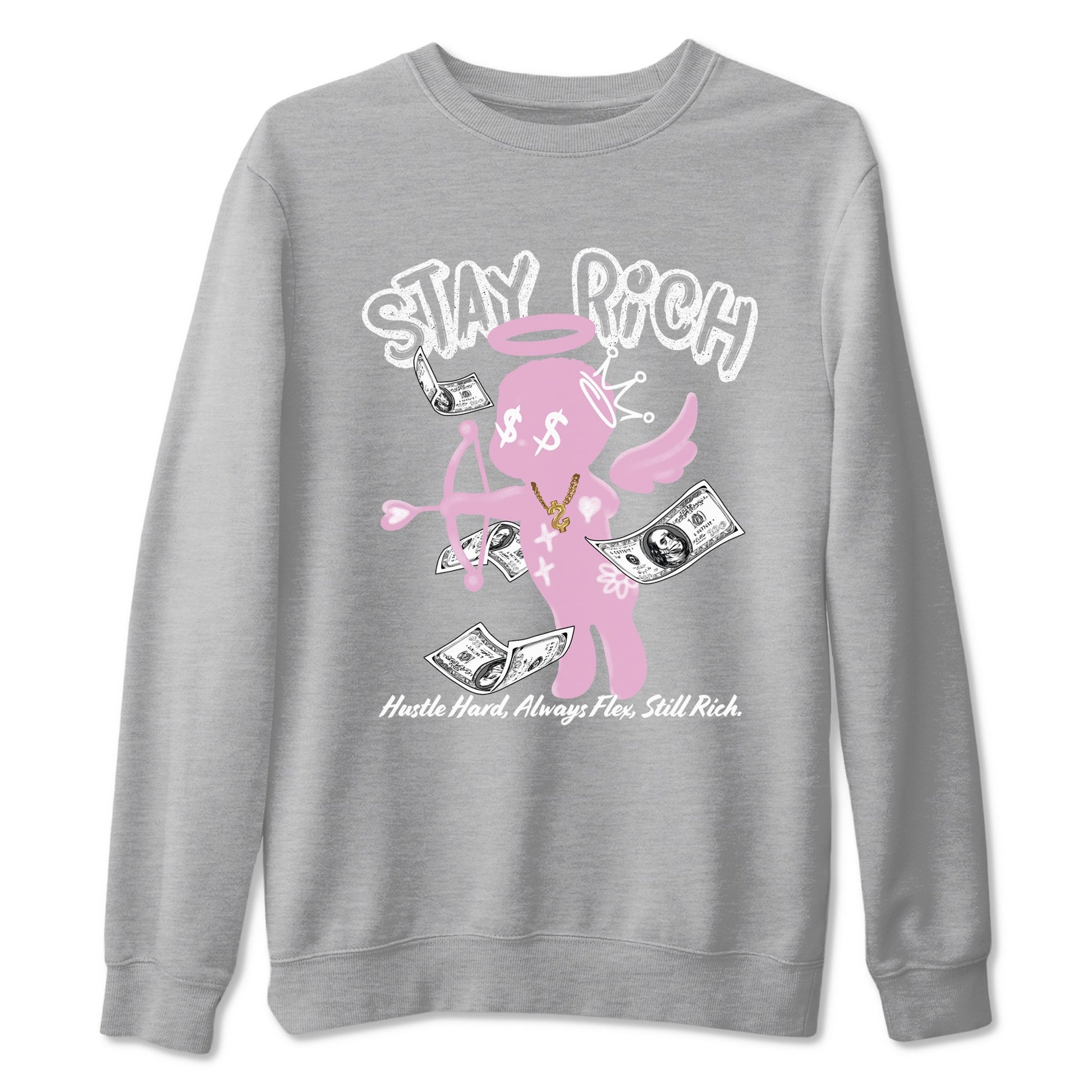 Stay Rich Sneaker Tees - Air Jordan 4 Orchid