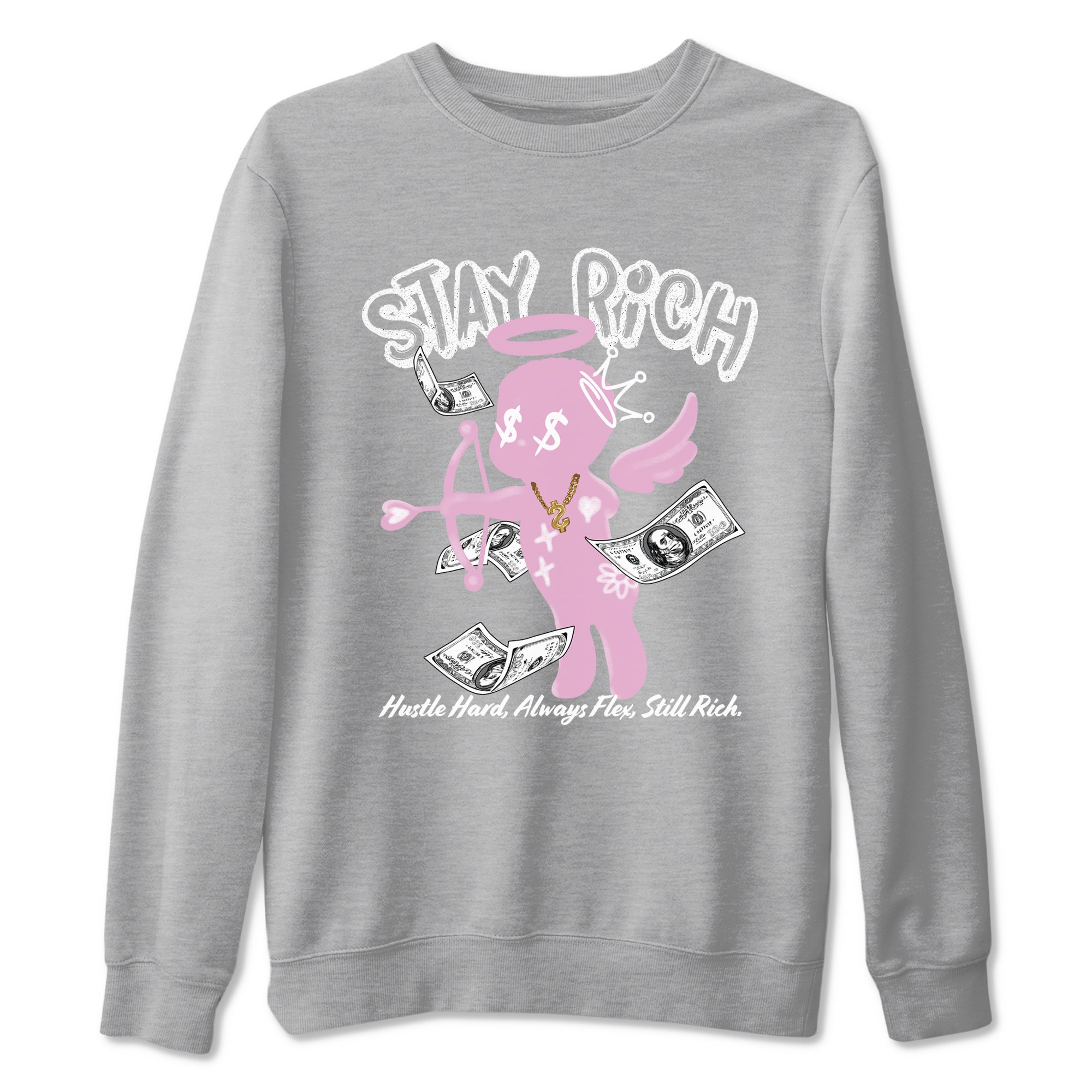 Stay Rich Sneaker Tees - Air Jordan 4 Orchid