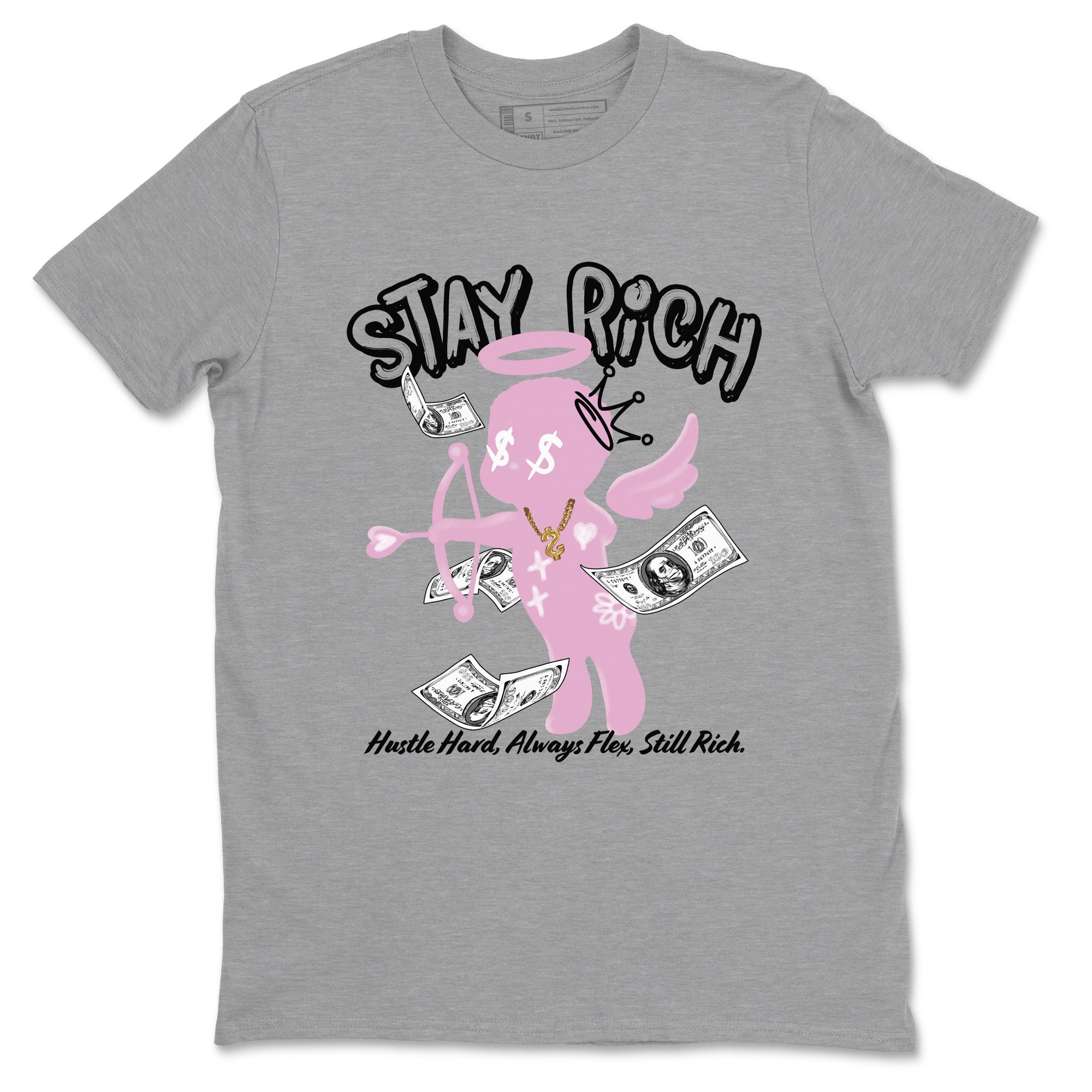 Stay Rich Sneaker Tees - Air Jordan 4 Orchid