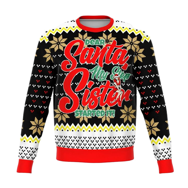 Step Sis Did It Meme 2022 Design 3d Ugly Christmas Sweater ? Usalast