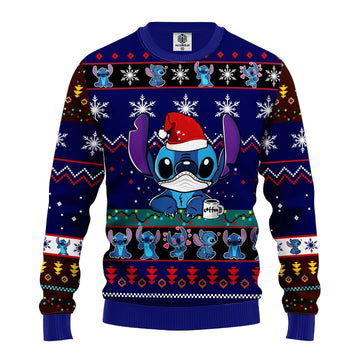Stitch Ugly Christmas Sweater Blue 1 Amazing Gift Idea Thanksgiving Gift ? Usalast