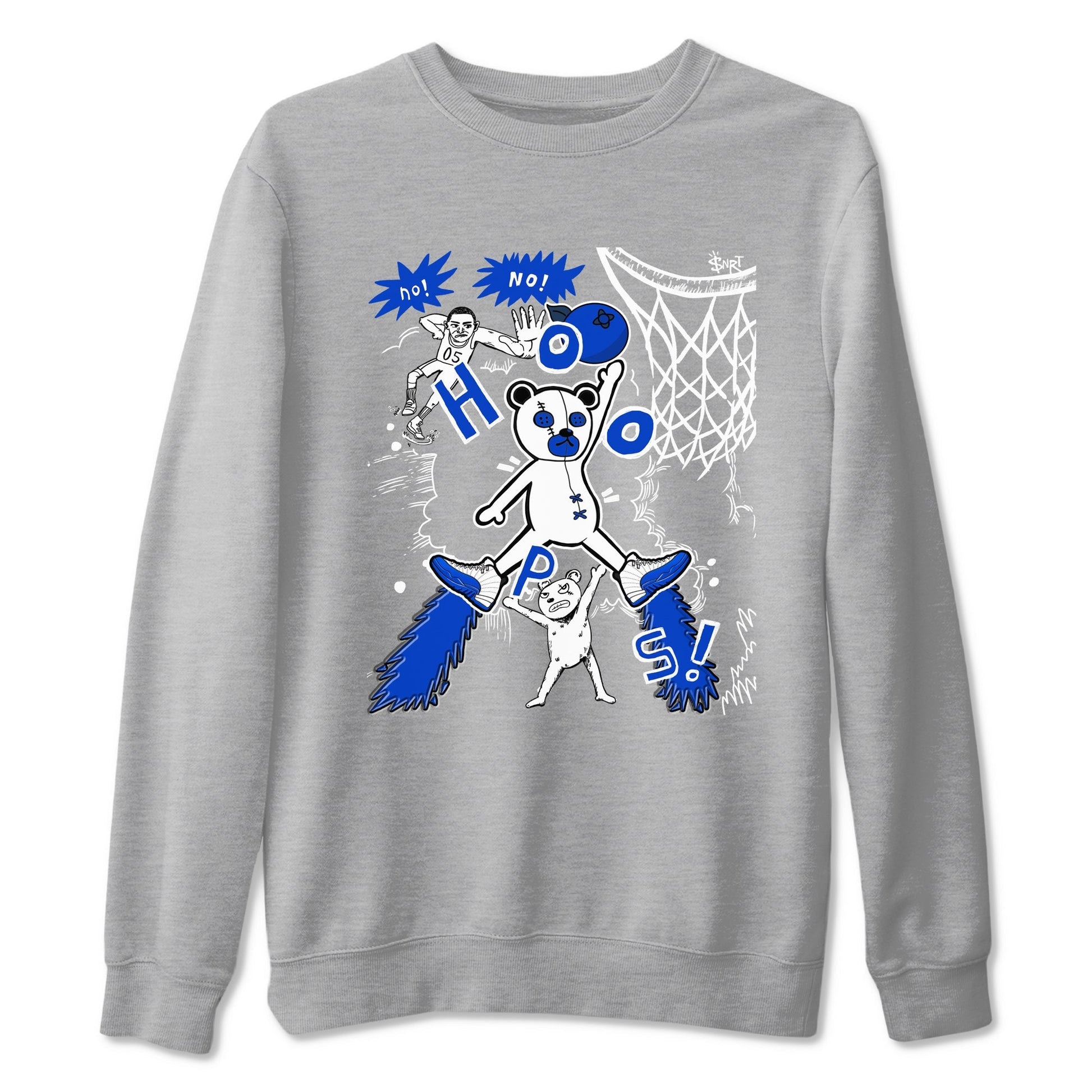 Stop The Bear Sneaker Tees - Air Jordan 12 Blueberry