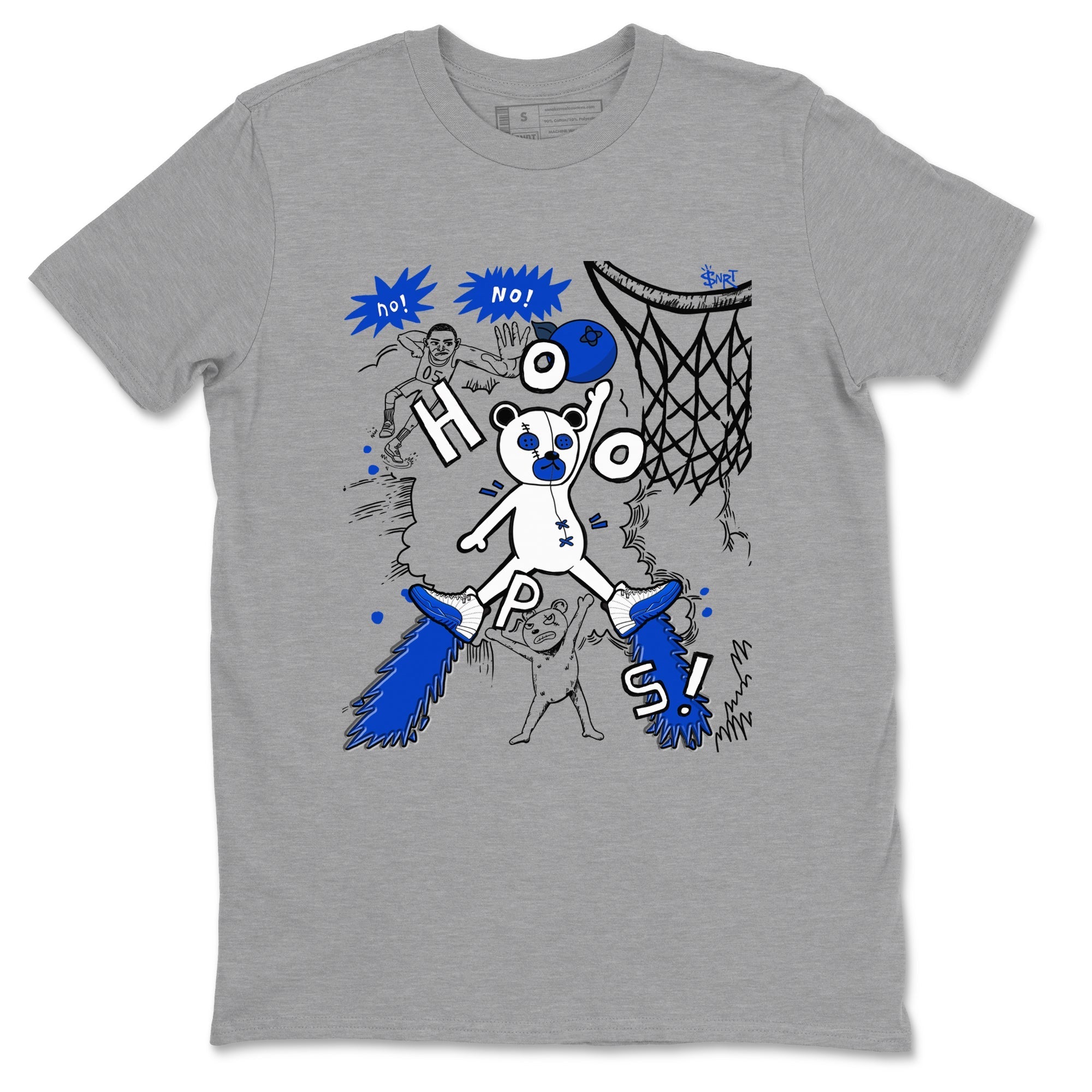 Stop The Bear Sneaker Tees - Air Jordan 12 Blueberry