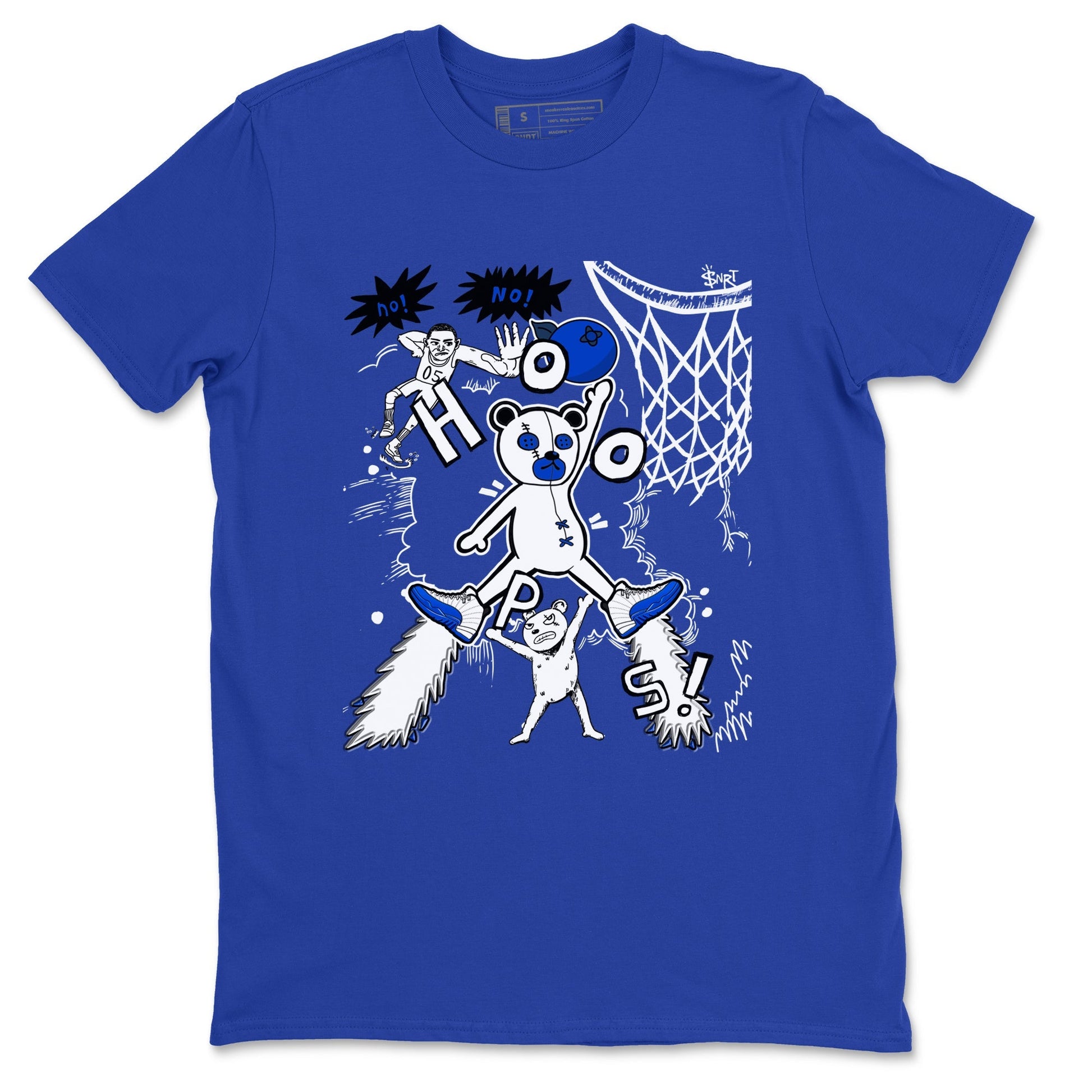 Stop The Bear Sneaker Tees - Air Jordan 12 Blueberry