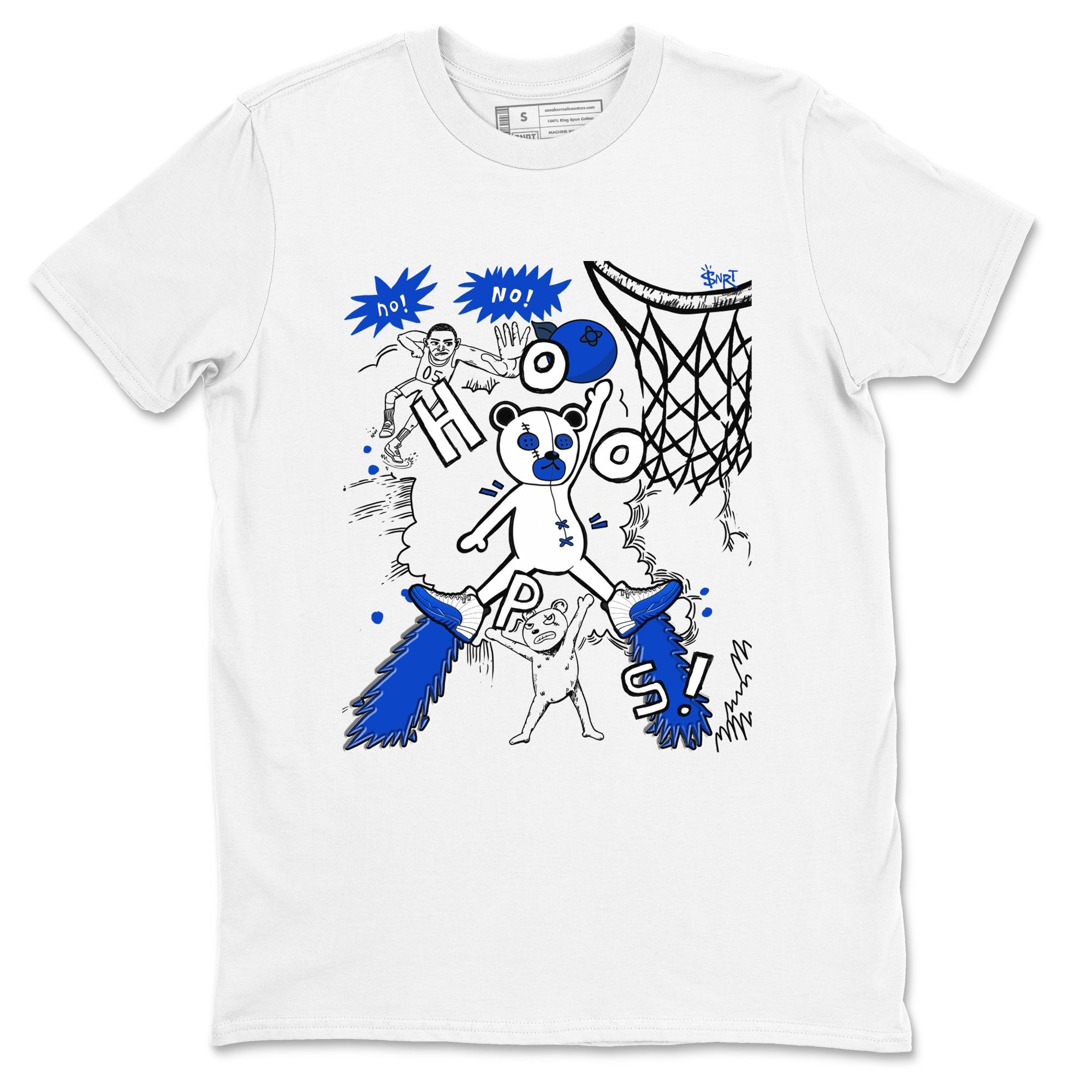 Stop The Bear Sneaker Tees - Air Jordan 12 Blueberry