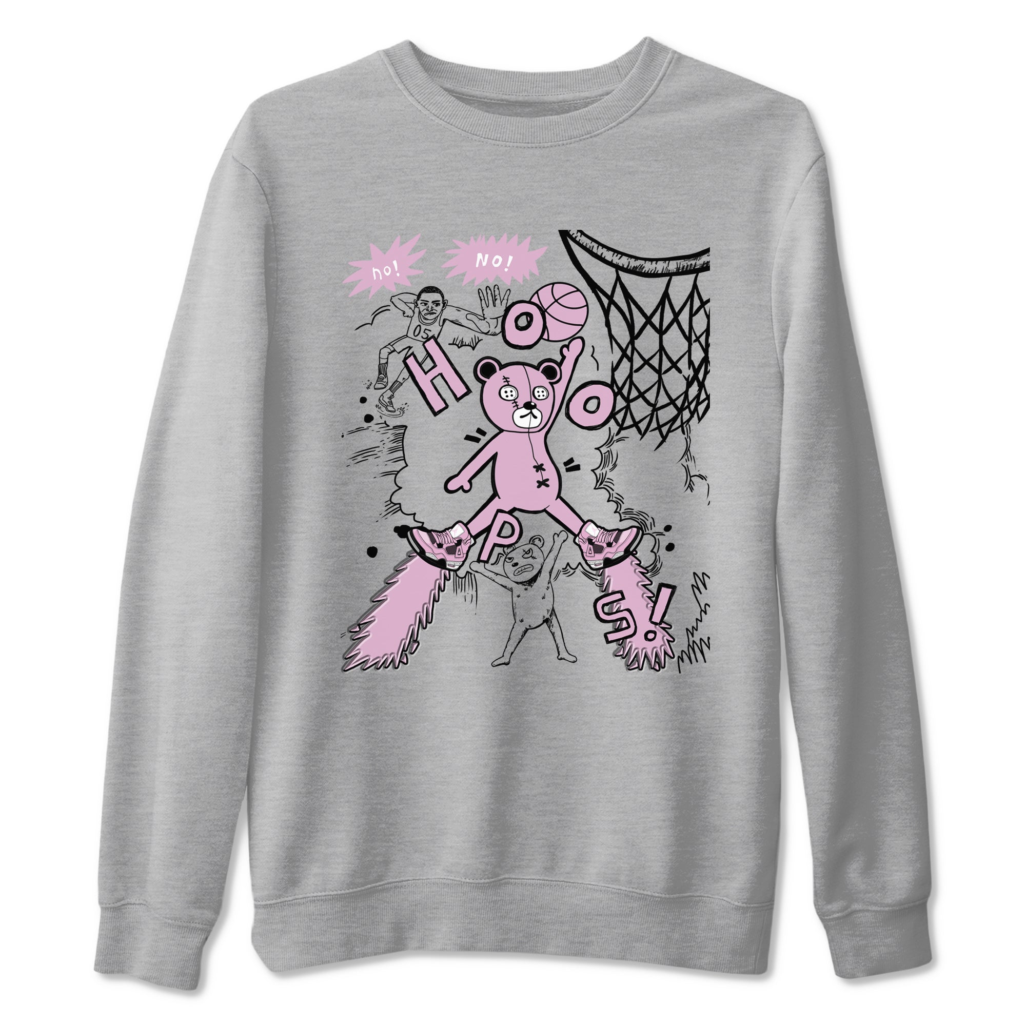 Stop The Bear Sneaker Tees - Air Jordan 4 Orchid