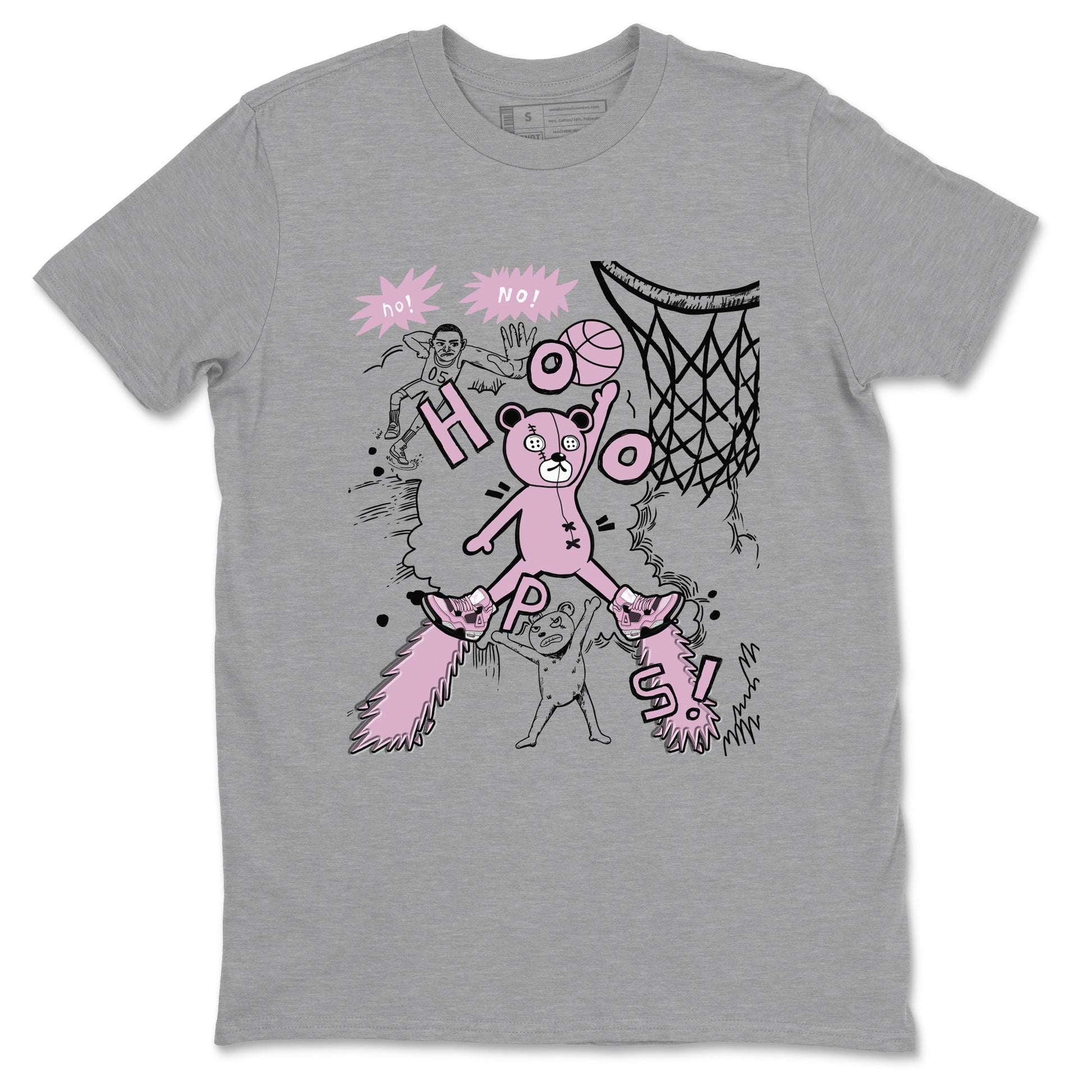 Stop The Bear Sneaker Tees - Air Jordan 4 Orchid