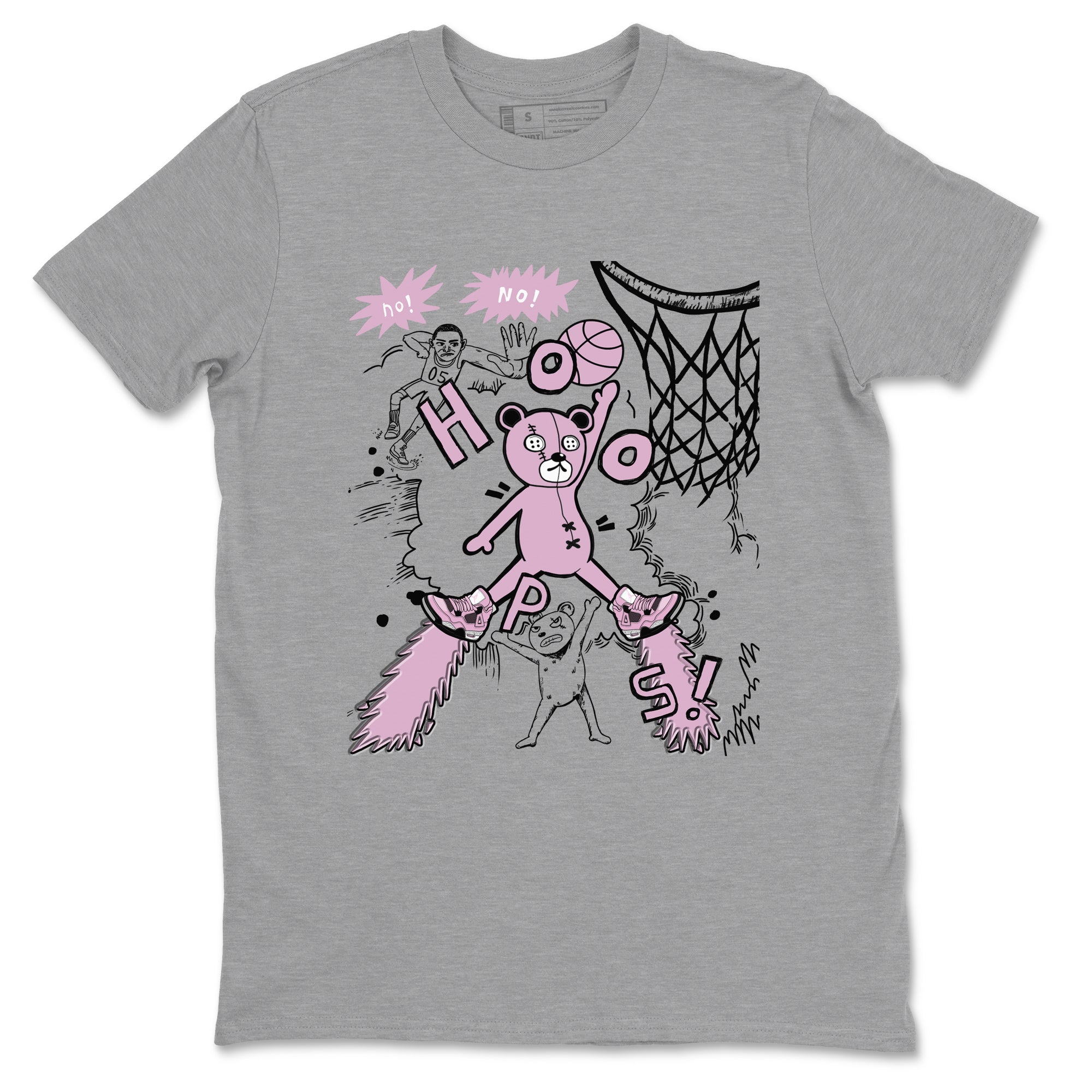 Stop The Bear Sneaker Tees - Air Jordan 4 Orchid