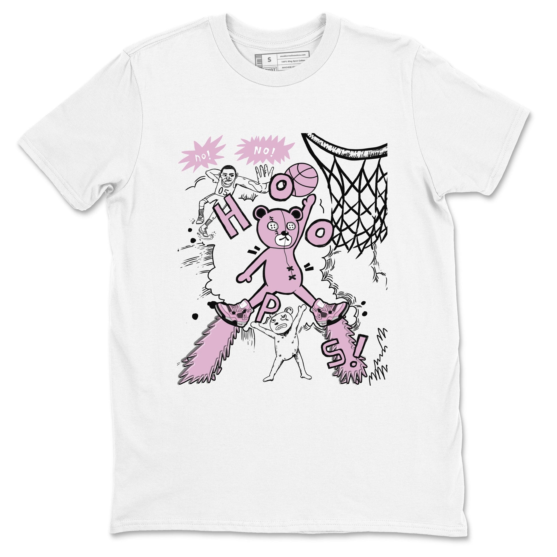Stop The Bear Sneaker Tees - Air Jordan 4 Orchid