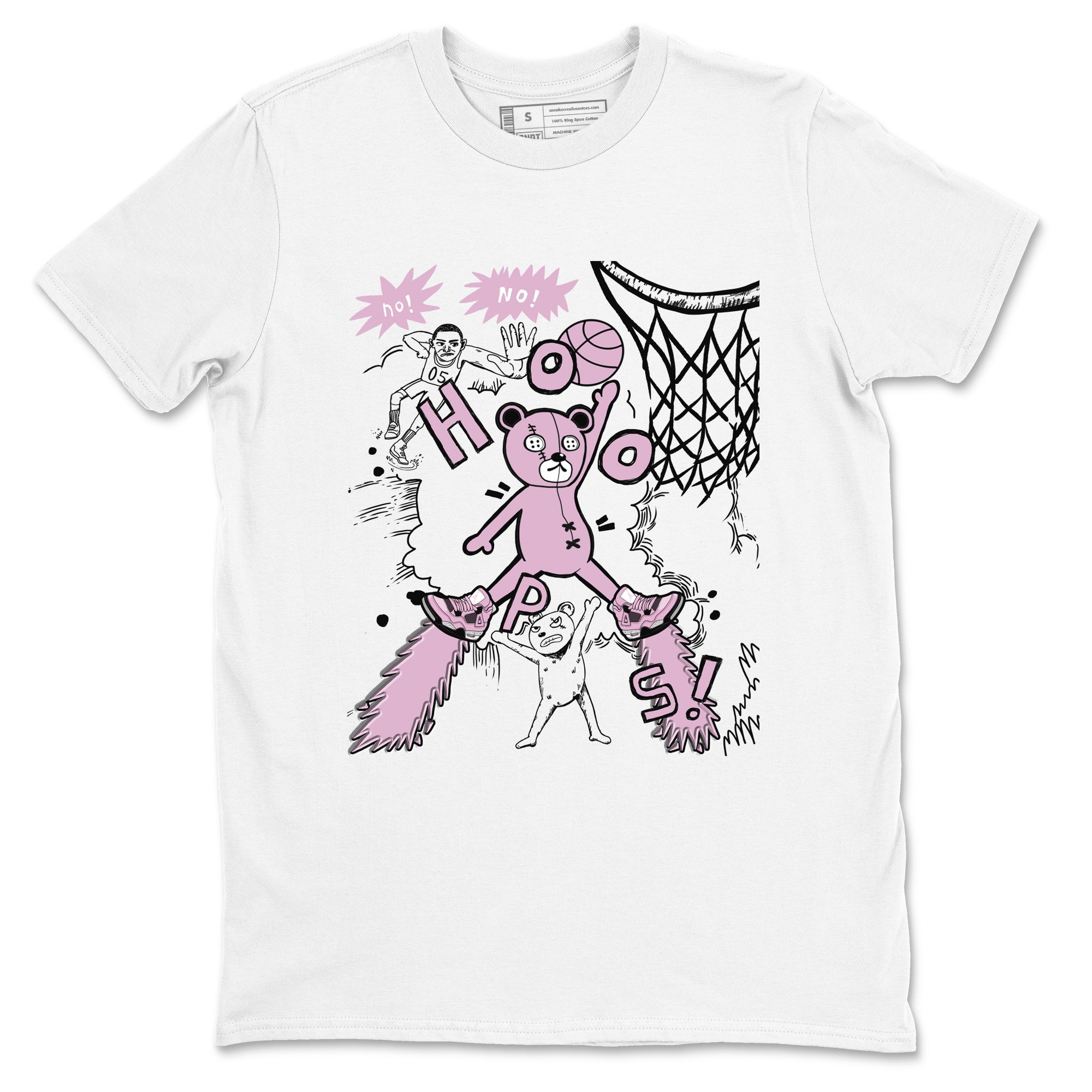 Stop The Bear Sneaker Tees - Air Jordan 4 Orchid