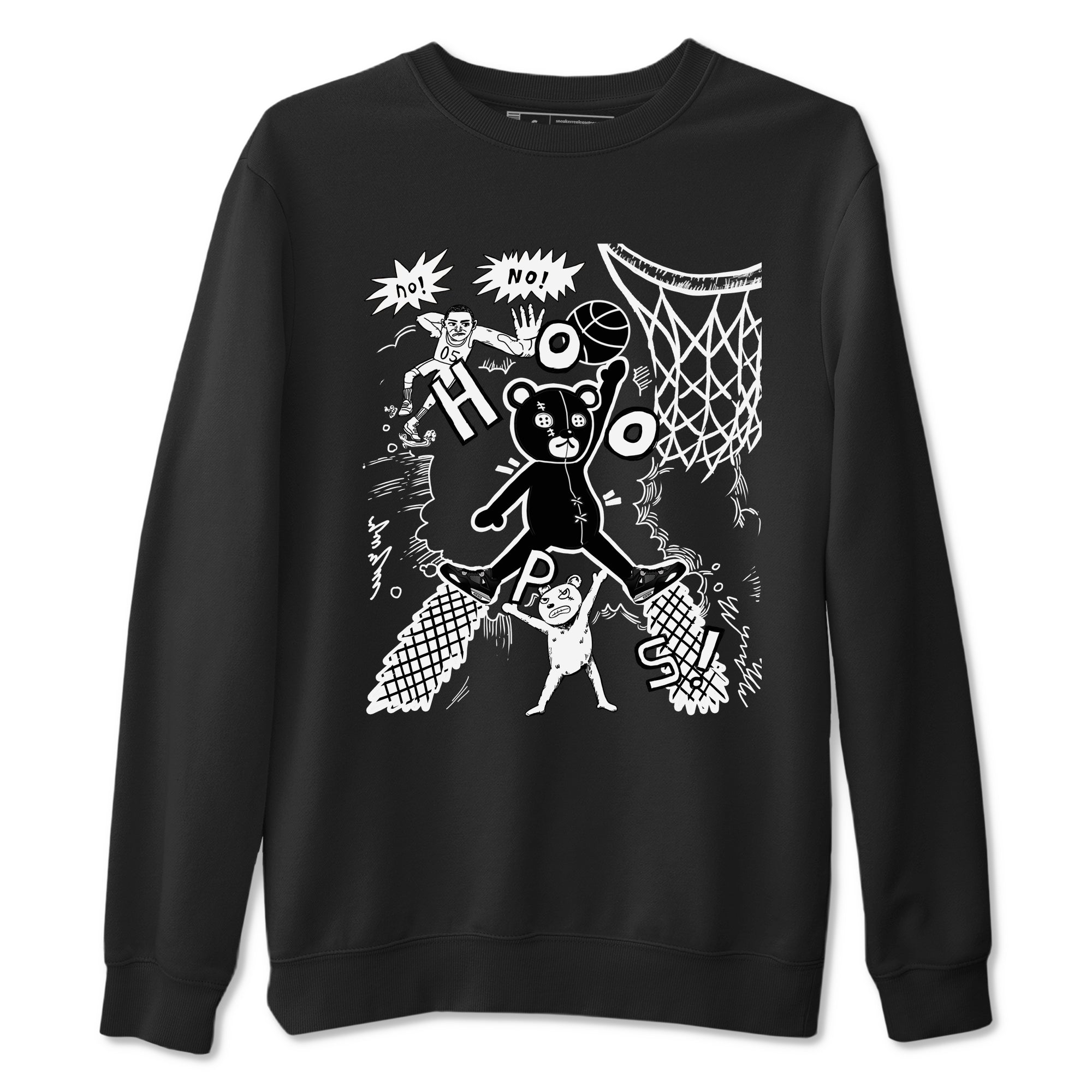 Stop The Bear Sneaker Tees - Air Jordan 4 White Thunder