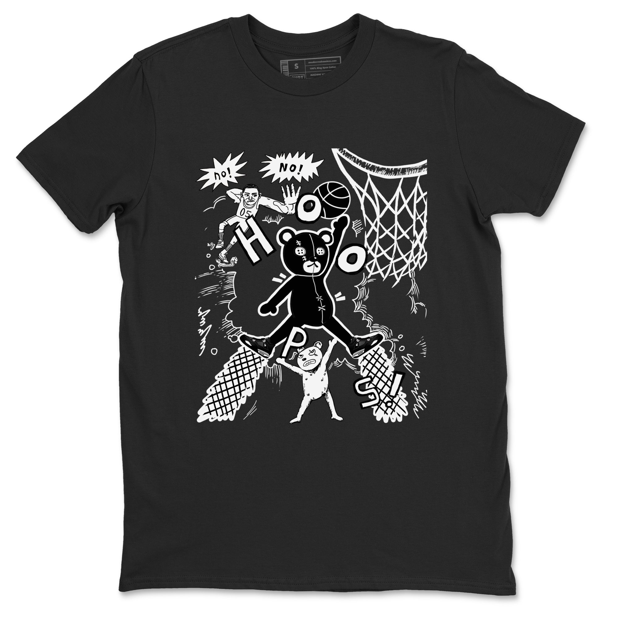 Stop The Bear Sneaker Tees - Air Jordan 4 White Thunder