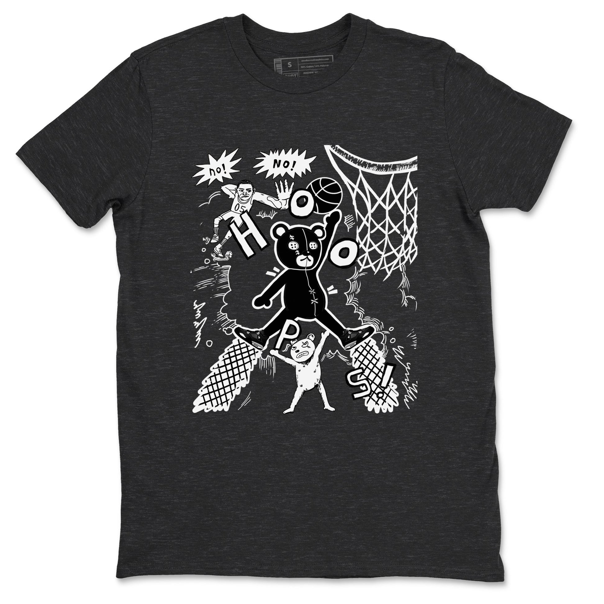 Stop The Bear Sneaker Tees - Air Jordan 4 White Thunder