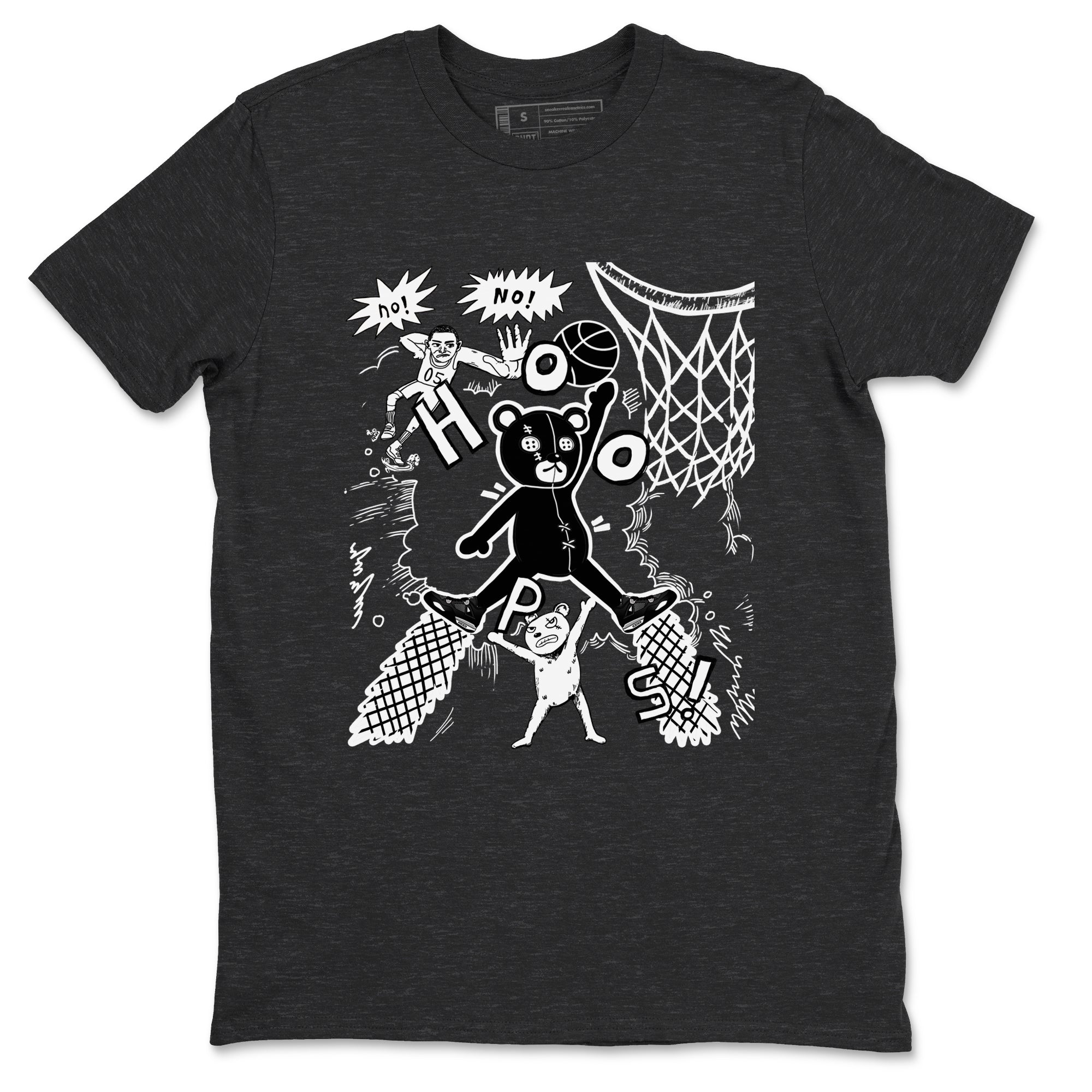 Stop The Bear Sneaker Tees - Air Jordan 4 White Thunder