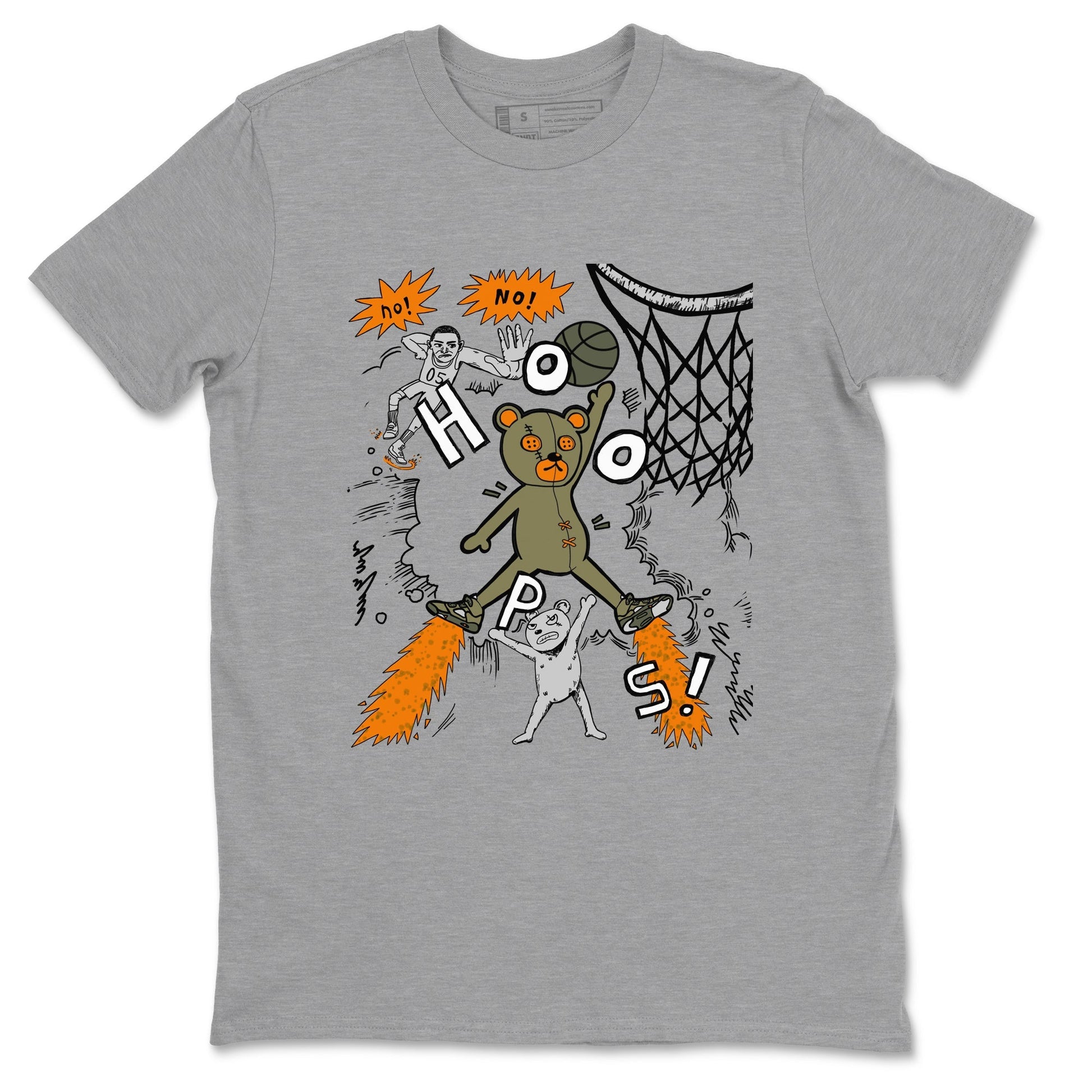 Stop The Bear Sneaker Tees - Air Jordan 5 Olive
