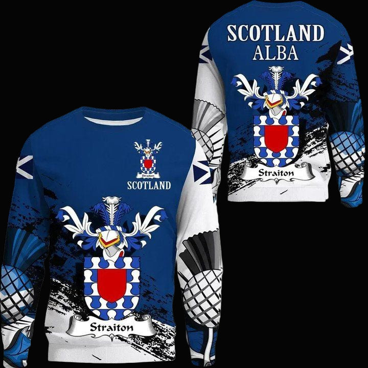 Straiton Scottish Family Crest Scotland Special Sweater A7 ? Usalast