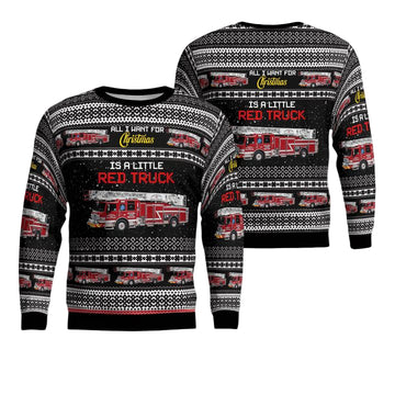 Sugarcreek Ohio Sugarcreek Fire Rescue Christmas Sweater 3D ? Usalast