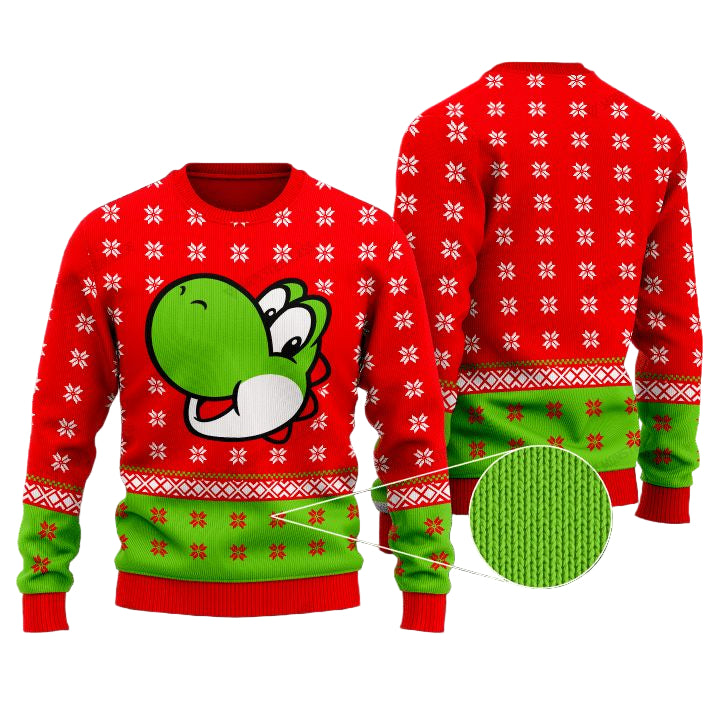 Super Mario Yoshis Island Christmas Sweater ? Usalast