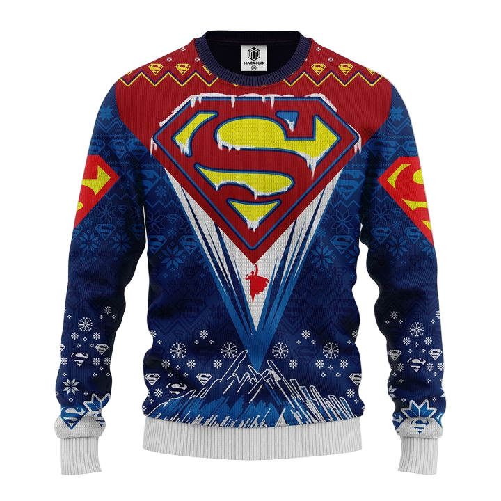Superman Dc Ugly Christmas Sweater Amazing Gift Idea Thanksgiving Gift ? Usalast