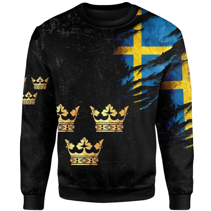 Sweden In Me Sweater ? Special Grunge Style Knitted Long-Sleeved Sweater A7 ? Usalast