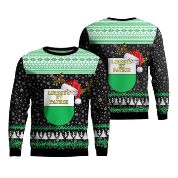 Switzerland Canton of Vaud Christmas Sweater 3D ? Usalast